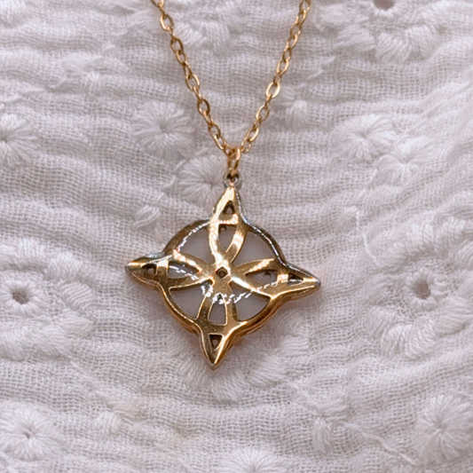 Bijou de maman au lait maternel, souvenir de bébé en lait, bijou noeud de sorcière acier inoxydable