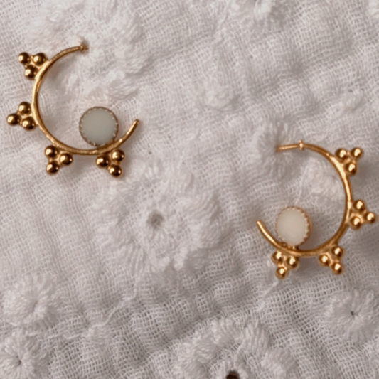 Boucles d’oreilles Rhéa - Mamma Latte