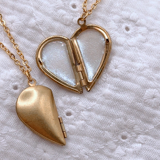 Collier mère fille, allaiter, allaitement maternel, bijoux au lait maternel, duo de bijoux