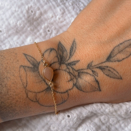 Bracelet Adèle Pierre de lune - Mamma Latte