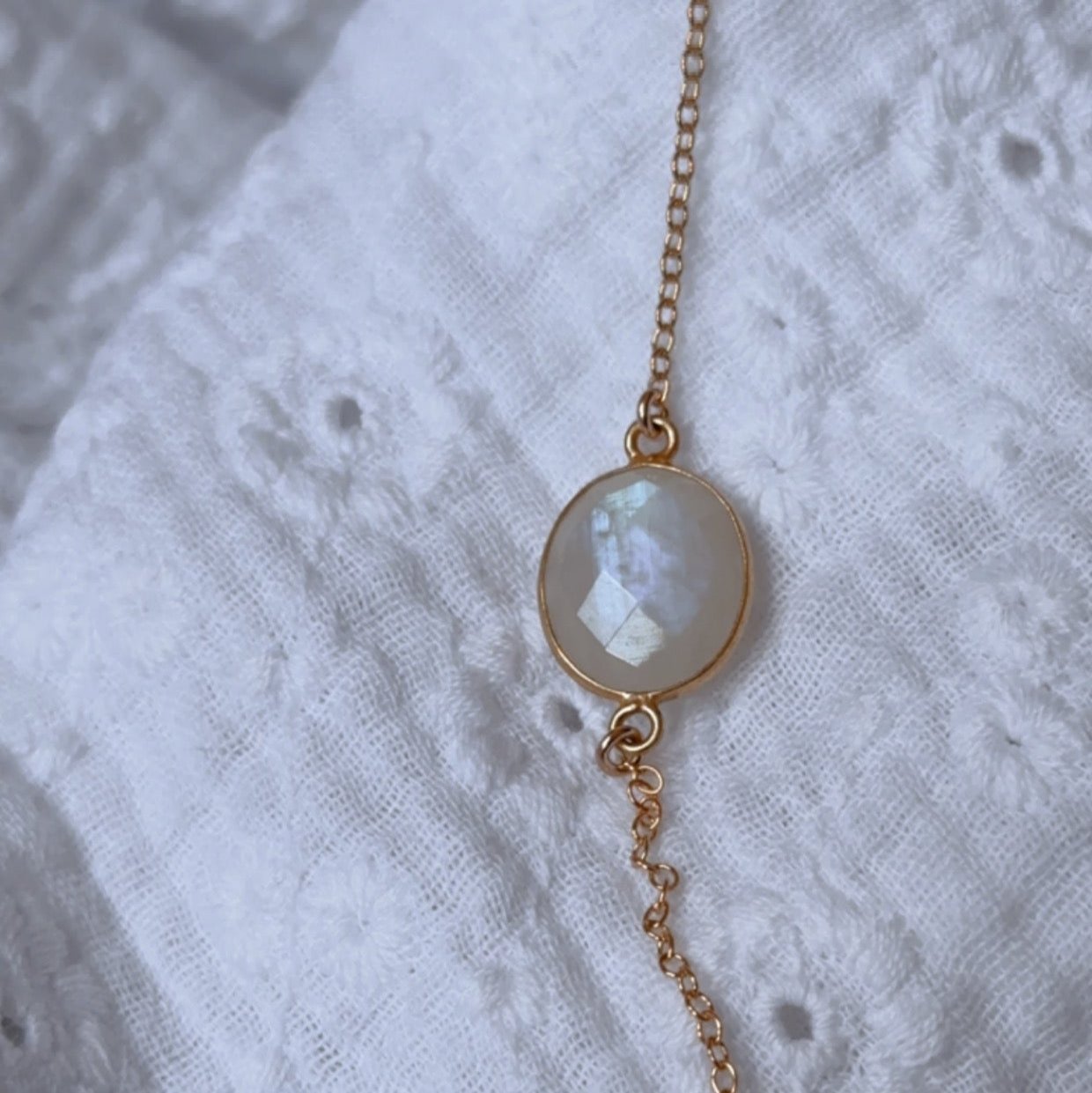 Bracelet Antibes Pierre de lune - Mamma Latte