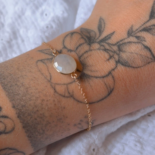Bracelet Antibes Pierre de lune - Mamma Latte