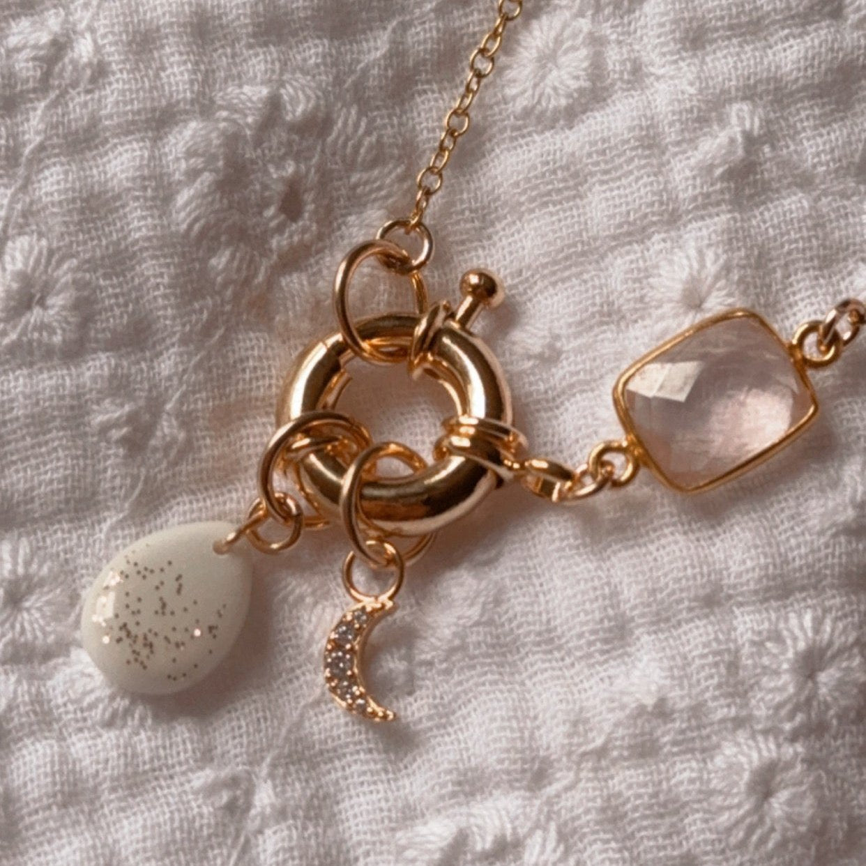 Collier au lait maternel personnalisé