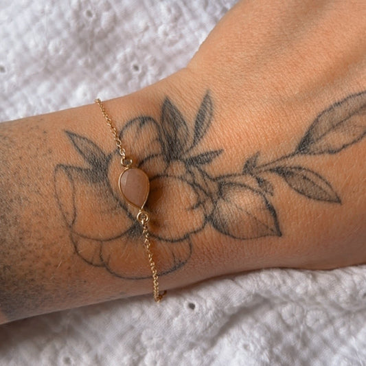 bracelet pierre de lune