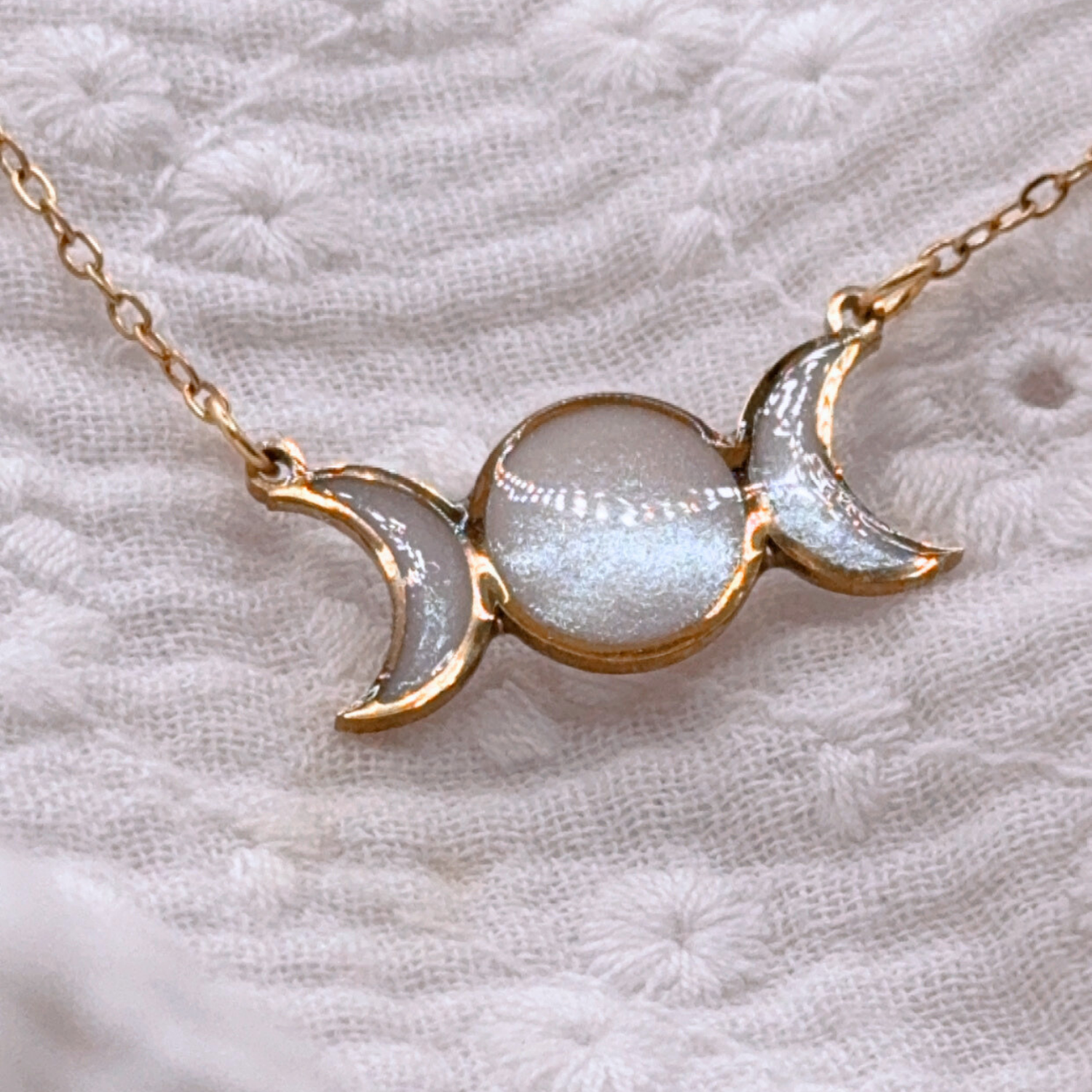 Collier lune au lait maternel, allaitement, allaiter
