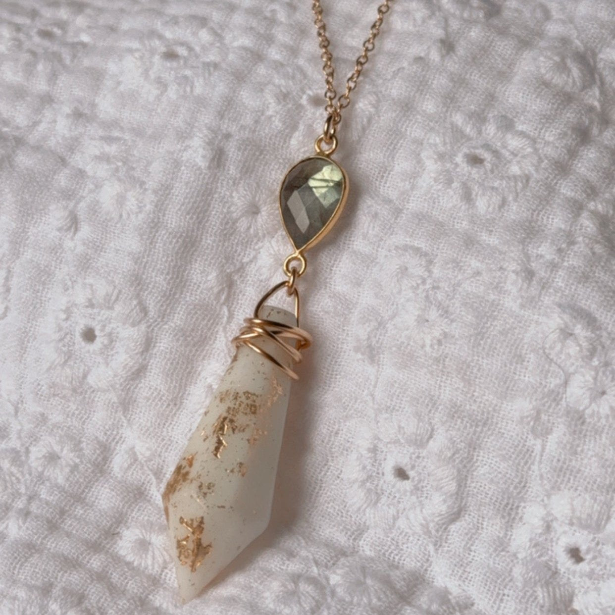 Collier Altéane Labradorite - Mamma Latte