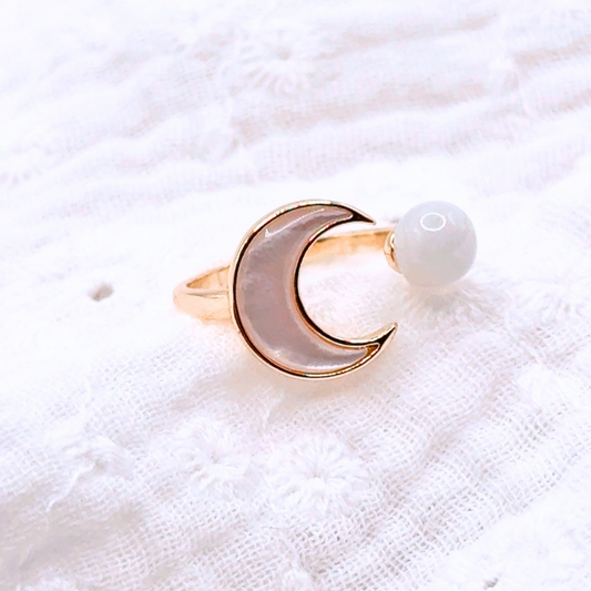 Bague au lait maternel lune