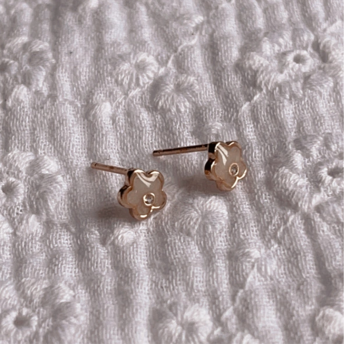 Boucles d’oreilles Baby Flower - Mamma Latte