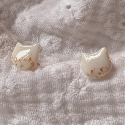Boucles d’oreilles P’tit chat latte - Mamma Latte
