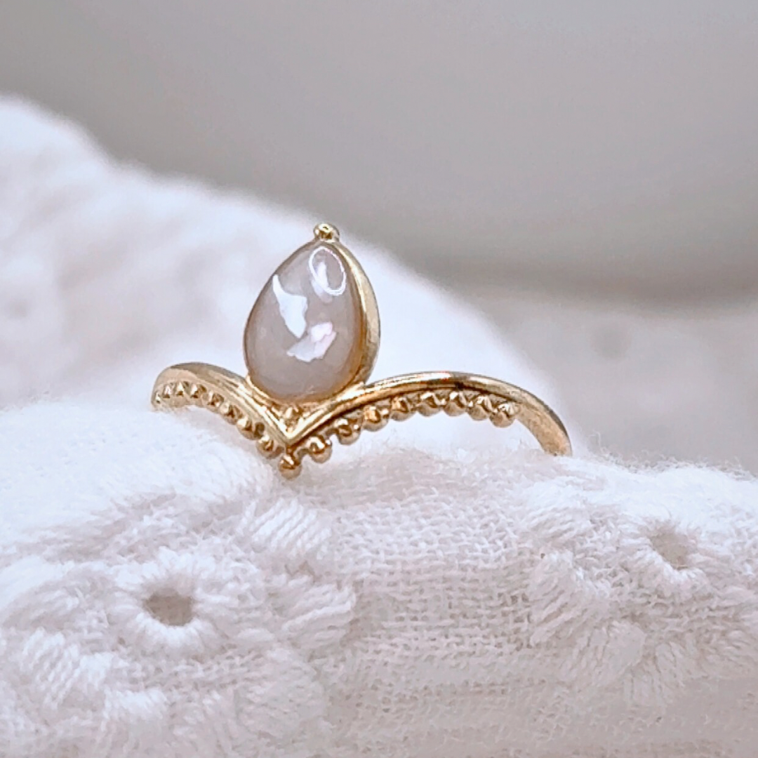 bague au lait maternel goutte, kit bijou au lait maternel DIY