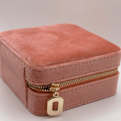 Bouge à bijoux rose velours haut de gamme, bijoux au lait maternel, maman