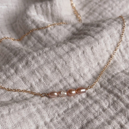 Collier June - Mamma Latte, avec perles d'eau douce, maman