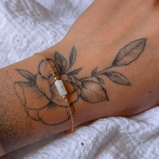 Bracelet Esmée Pierre de lune - Mamma Latte