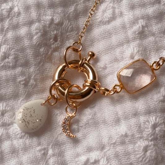 Collier au lait maternel personnalisé 