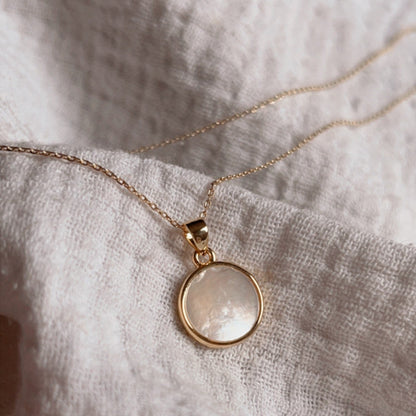 Collier Lilou - Mamma Latte, nacre, maman collier