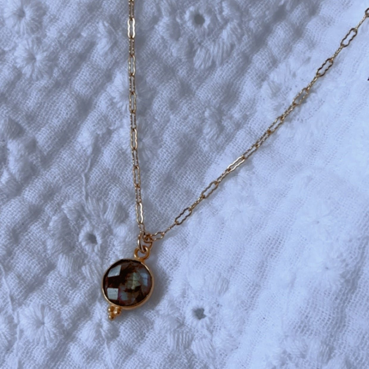 Collier Mérédith Labradorite - Mamma Latte