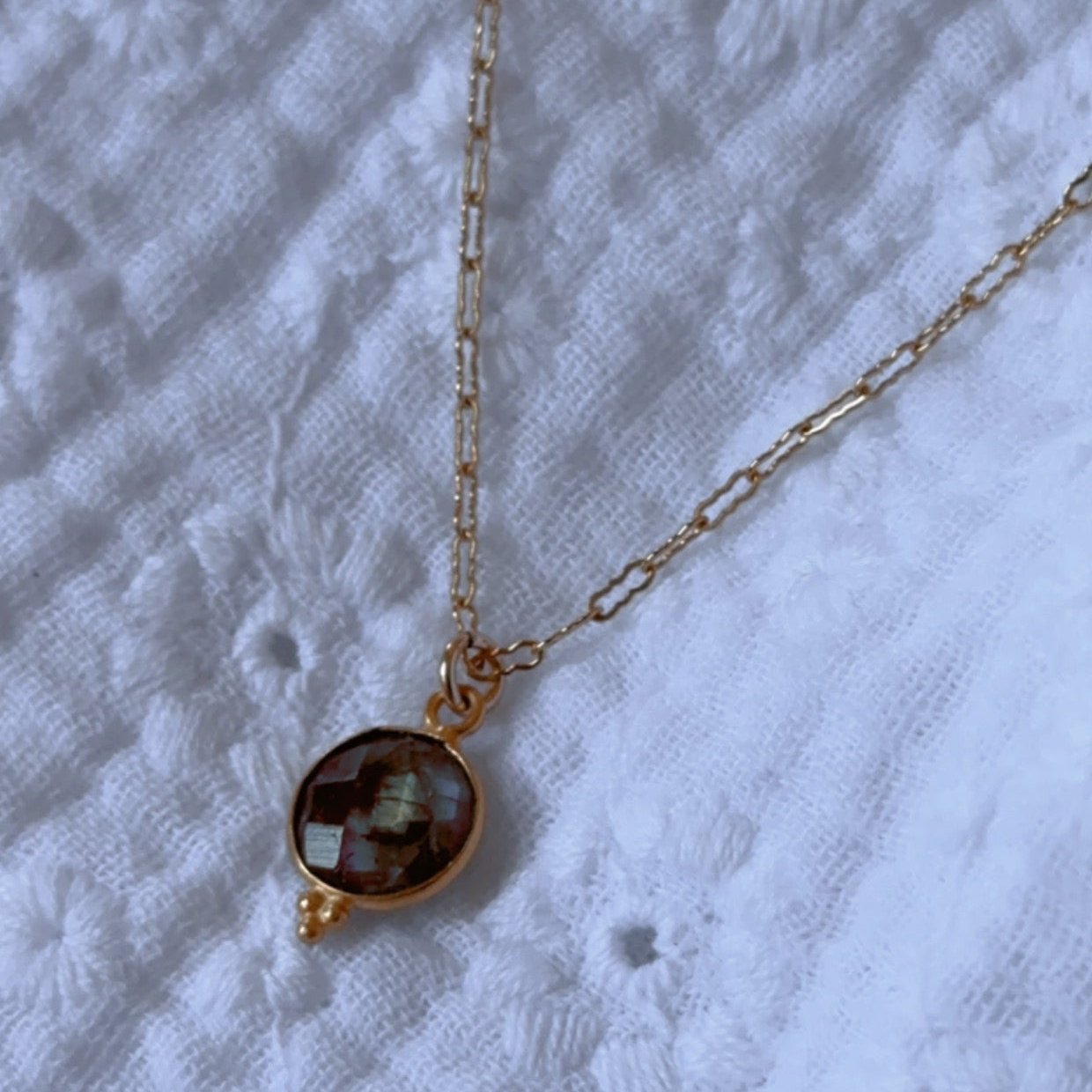 Collier Mérédith Labradorite - Mamma Latte